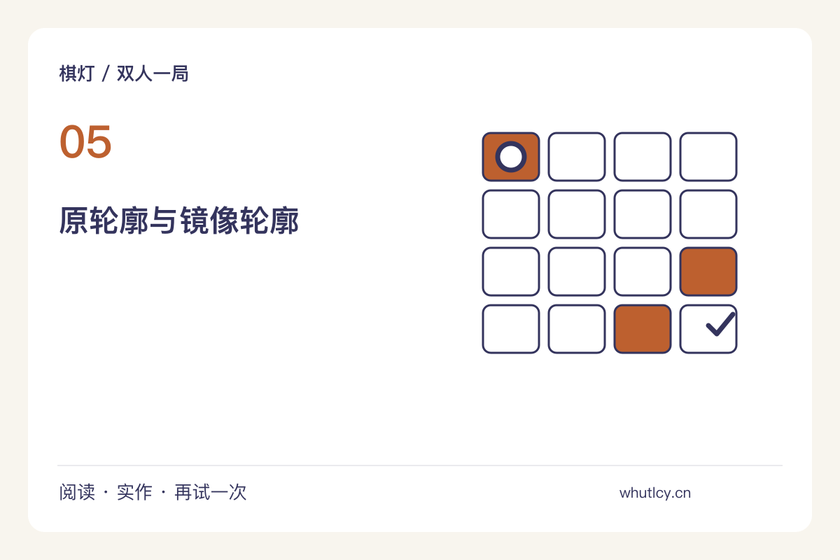 镜像拼片:用同一组形状拼出不同轮廓主题图解